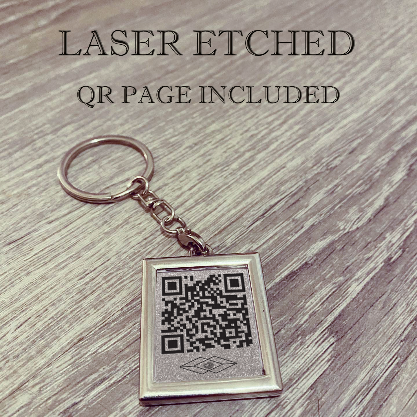 GTKME® QR Code Keychain