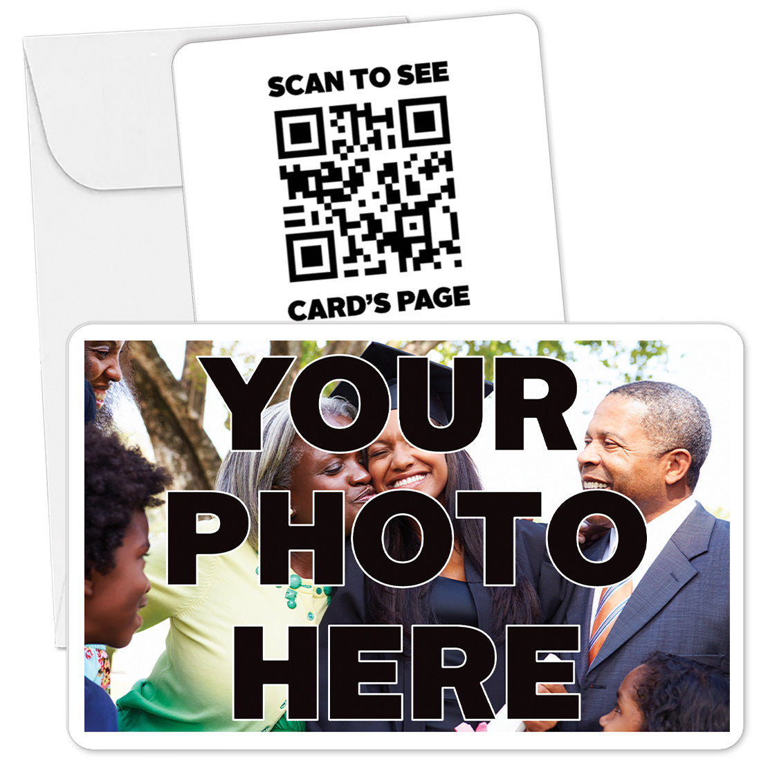 GTKME Custom Printed QR Photo Card