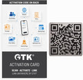 Link Anywhere Silver QR Code 1" Square Tile | Scan, Set Your Link, Done
