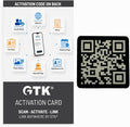 Link Anywhere QR Code Black 1 inch Square Tile | Scan, Activate, Link, Done