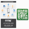 Link Anywhere QR Code Green 1" Square Tile | Scan, Activate, Link, Done