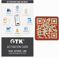 Link Anywhere QR Code Red 1 inch Square Tile | Scan, Activate, Link, Done